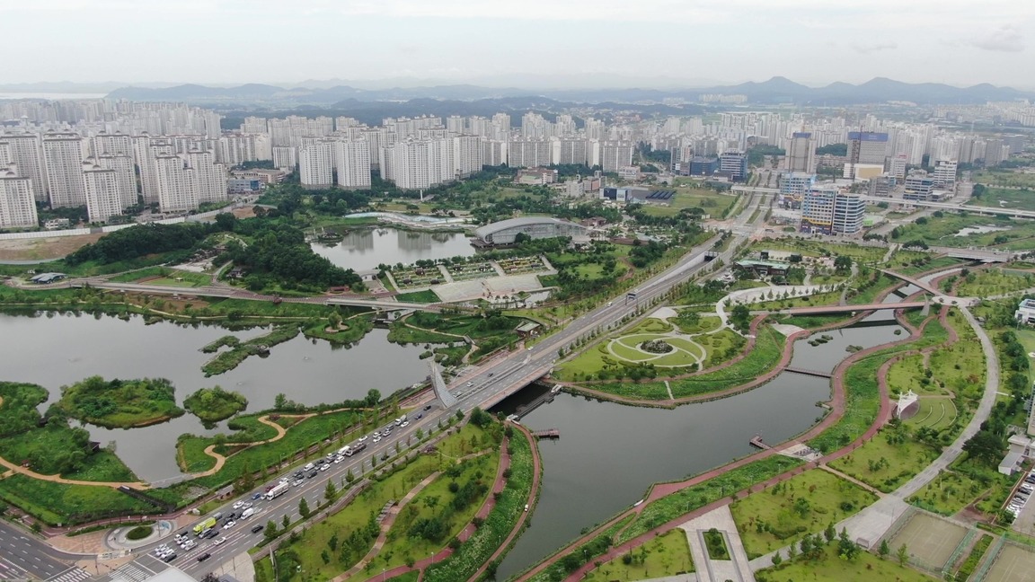 경기 정책공모 본선 진출  관련 사업대상지인 운정호수공원 및 소리천